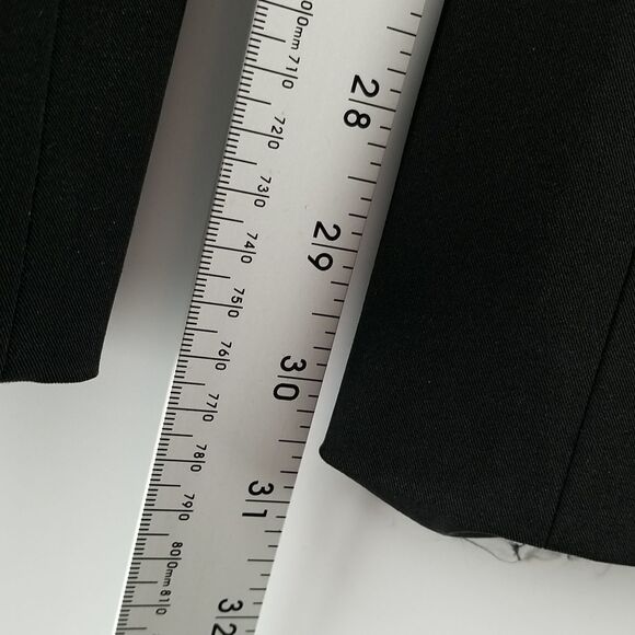 Bianca Nygard Pants Women's Nylon Size 10 Black Mid Rise Zipper Button Closure - Picture 9 of 12